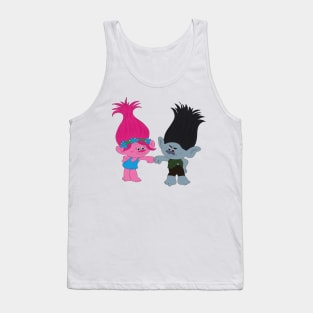 Poppy and Branch from Trolls Dreamworks Tank Top